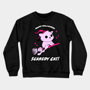 Halloween Funny Cat Meme Crewneck Sweatshirt